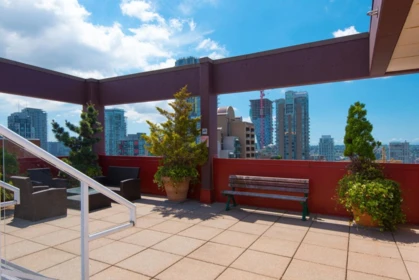 Outdoor Deck Photo of 310 1177 Hornby Street, Vancouver, BC