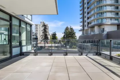 Outdoor Patio Photo of 307 1588 Johnston Road, White Rock, BC