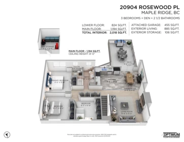 Fitness Center Photo Near 20904 Rosewood Place, Maple Ridge, BC