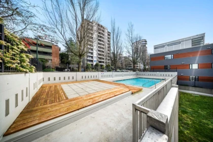 Aerial View of 1703 1330 Harwood Street, Vancouver, BC
