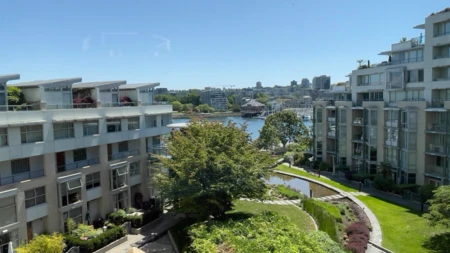 Exterior Rear Photo of 605 1228 Marinaside Crescent, Vancouver, BC