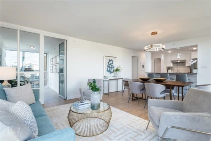 Family Room Photo of 605 1228 Marinaside Crescent, Vancouver, BC