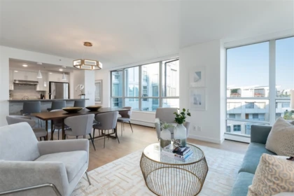 Living Room Photo of 605 1228 Marinaside Crescent, Vancouver, BC