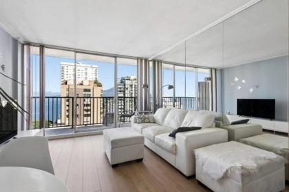 Living Room Photo of 1503 1251 Cardero Street, Vancouver, BC