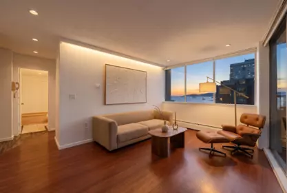 Dining Area Photo of 1504 1251 Cardero Street, Vancouver, BC