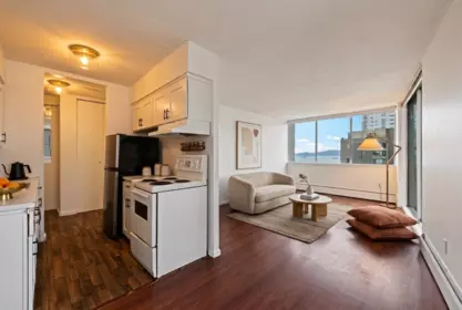 Kitchen Island Photo of 1504 1251 Cardero Street, Vancouver, BC