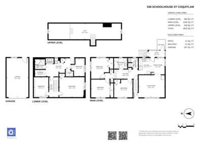 Hallway Photo of 539 Schoolhouse Street, Coquitlam, BC