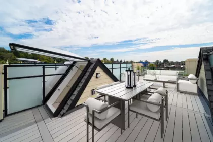 Aerial View of 64 728 W 14th Street, North Vancouver, BC