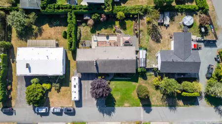 Aerial View of 10145 Brentwood Drive, Chilliwack, BC