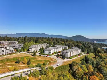 Aerial View of 307 3600 Windcrest Drive, North Vancouver, BC