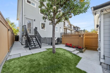 Backyard Photo of 1 2749 E 54th Avenue, Vancouver, BC
