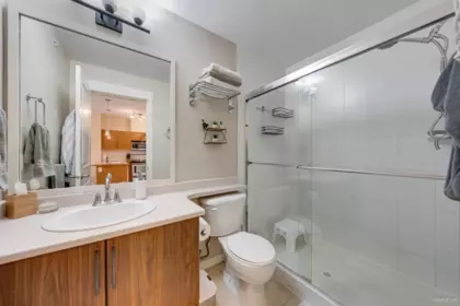 Basement Recreation Room Photo of 417 12350 Harris Road, Pitt Meadows, BC
