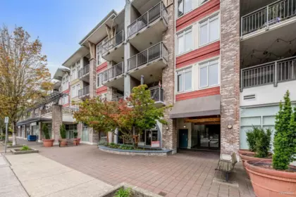 Exterior Rear Photo of 417 12350 Harris Road, Pitt Meadows, BC