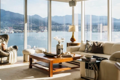Living Room Photo of 2602 1281 W Cordova Street, Vancouver, BC