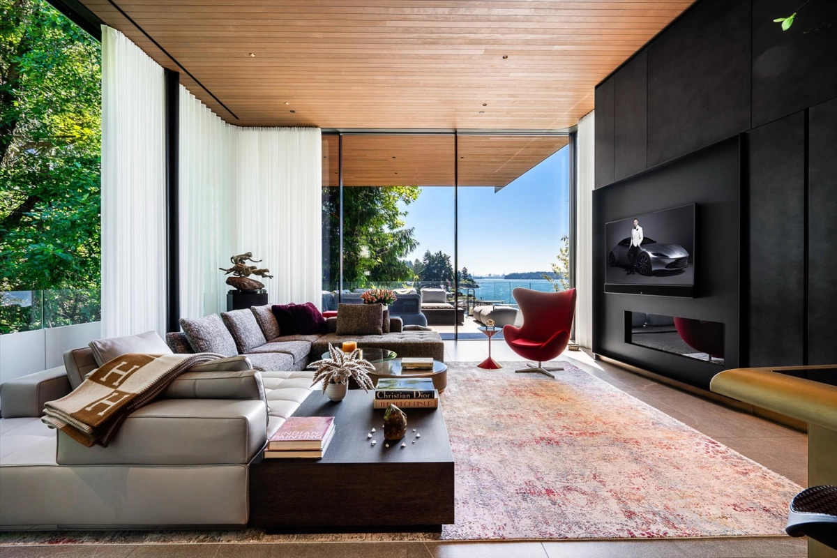 Exterior Rear Photo of 3478 Marine Drive, West Vancouver, BC