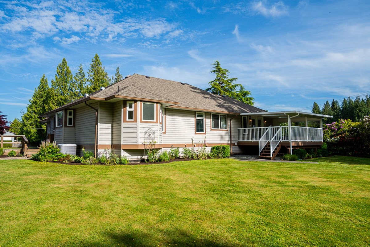 Aerial View of 4311 247 Street, Langley, BC