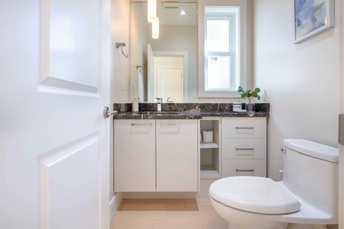 Powder Room Photo of 1 7288 Blundell Road, Richmond, BC