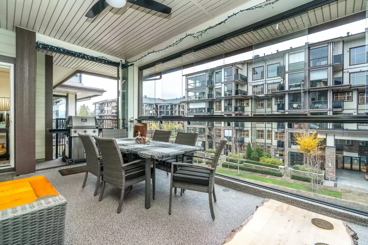 Backyard Photo of 404 8561 203a St Street, Langley, BC