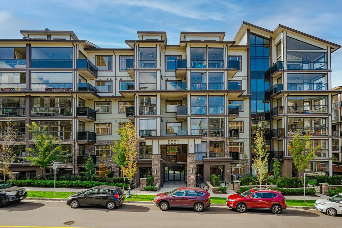 Exterior Rear Photo of 404 8561 203a St Street, Langley, BC