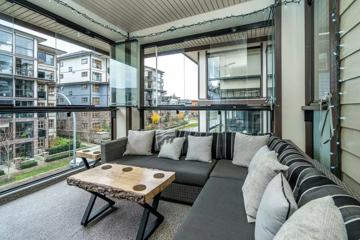 Outdoor Deck Photo of 404 8561 203a St Street, Langley, BC