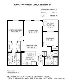 309 3107 Windsor Gate, Coquitlam, BC