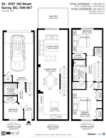 Hallway Photo of 53 8767 162 Street, Surrey, BC