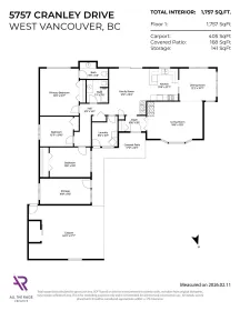 5757 Cranley Drive, West Vancouver, BC, West Vancouver — Single Family Residence for sale