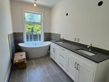Guest Bathroom Photo of 396 Eagle Street, Harrison Hot Springs, BC