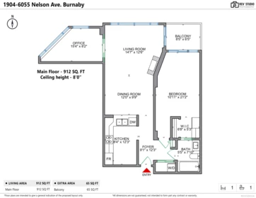 1904 6055 Nelson Avenue, Burnaby, BC