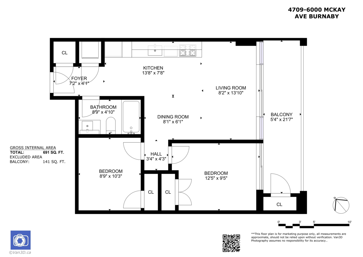 Staircase Photo of 4709 6000 Mckay Avenue, Burnaby, BC