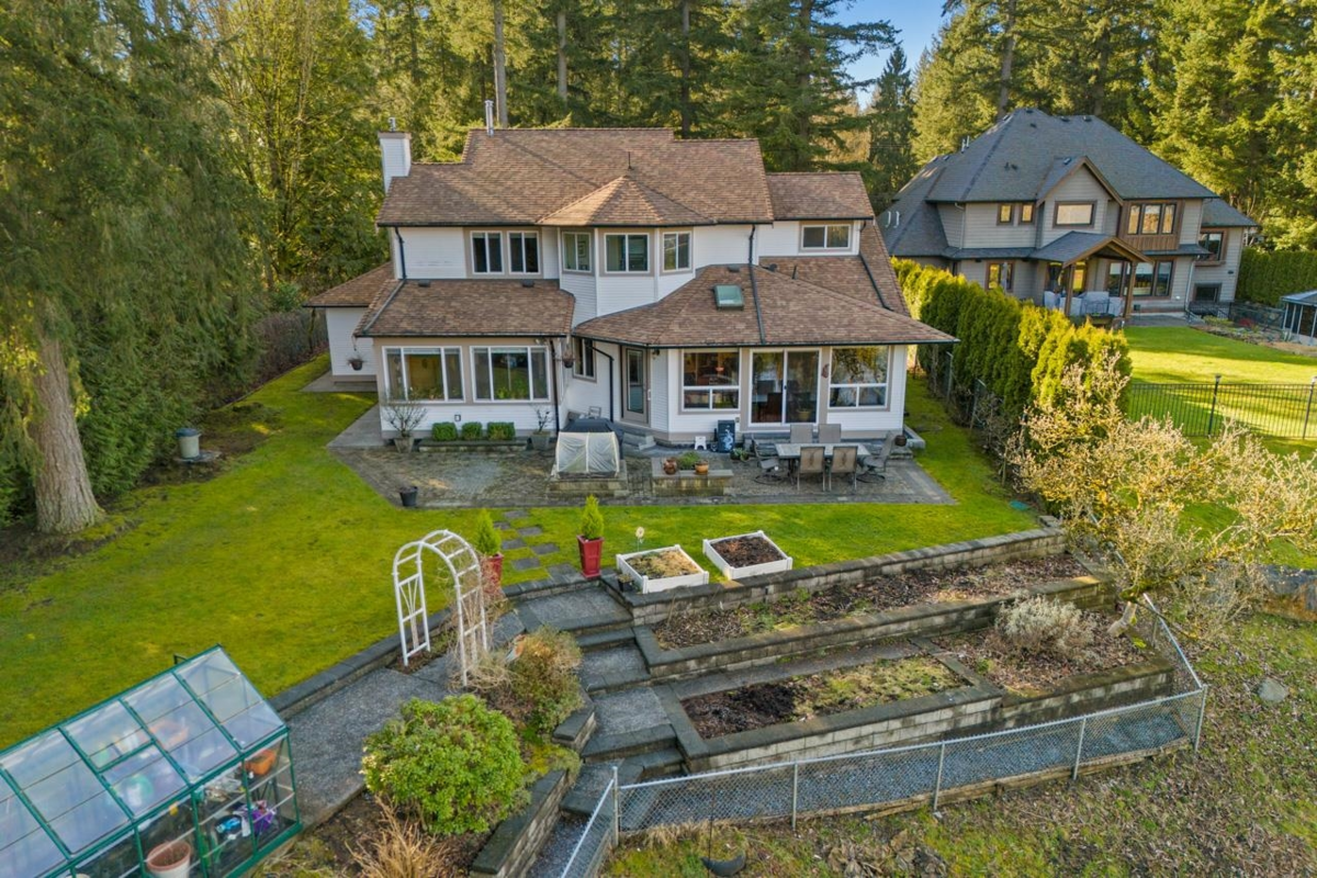 Aerial View of 2242 200 Street, Langley, BC