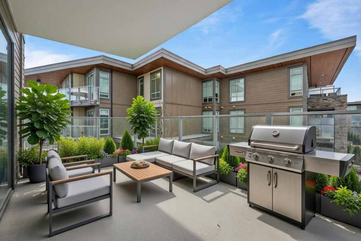 Swimming Pool Photo of 202 7769 Park Crescent, Burnaby, BC