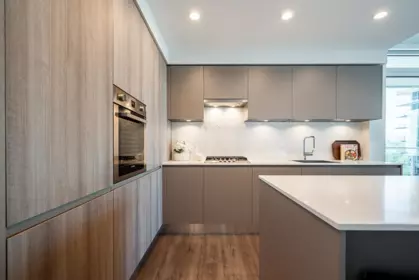 Kitchen Island Photo of 2401 3833 Evergreen Place, Burnaby, BC