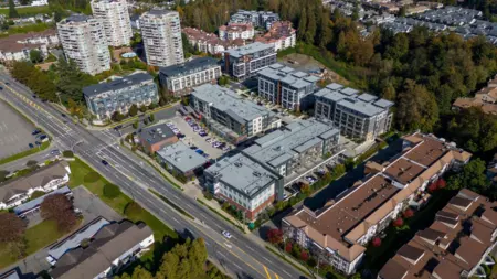 Aerial View of 503 3080 Gladwin Road, Abbotsford, BC