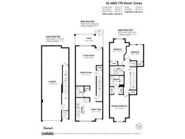 Garage Interior Photo of 36 6852 193 Street, Surrey, BC