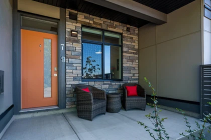Aerial View of 7 3535 Princeton Avenue, Coquitlam, BC