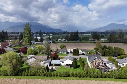 Aerial View of 46308 Velma Avenue, Chilliwack, BC