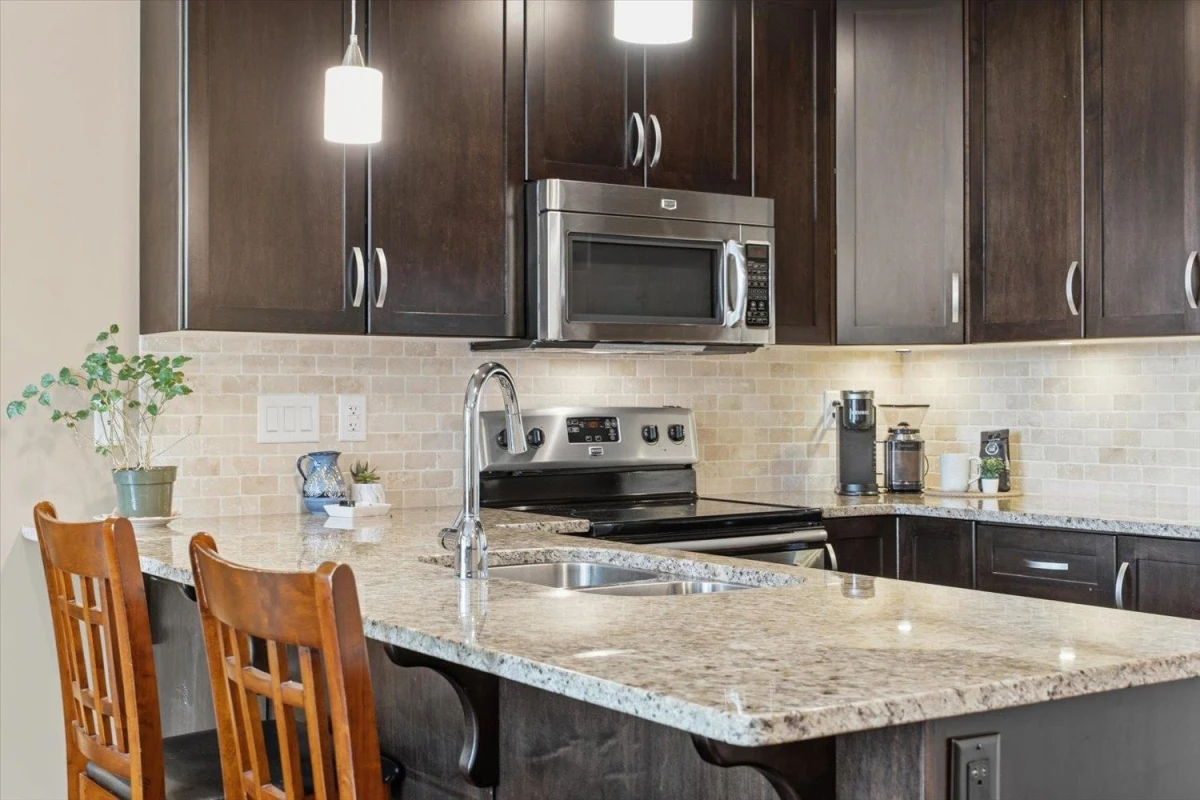 Dining Area Photo of 402 3192 Gladwin Road, Abbotsford, BC