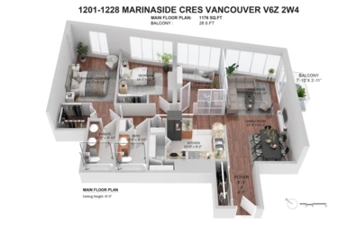 Hot Tub / Spa Photo of 1201 1228 Marinaside Crescent, Vancouver, BC