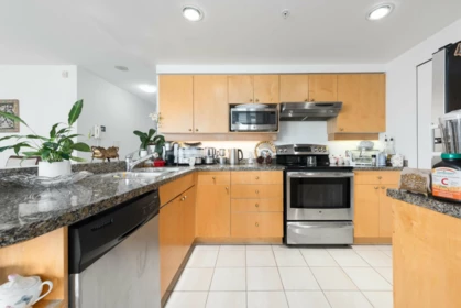 Kitchen Island Photo of 1201 1228 Marinaside Crescent, Vancouver, BC