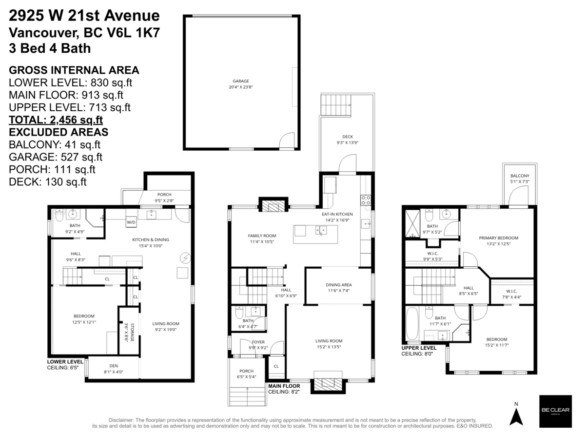 Exterior Rear Photo of 2925 W 21st Avenue, Vancouver, BC