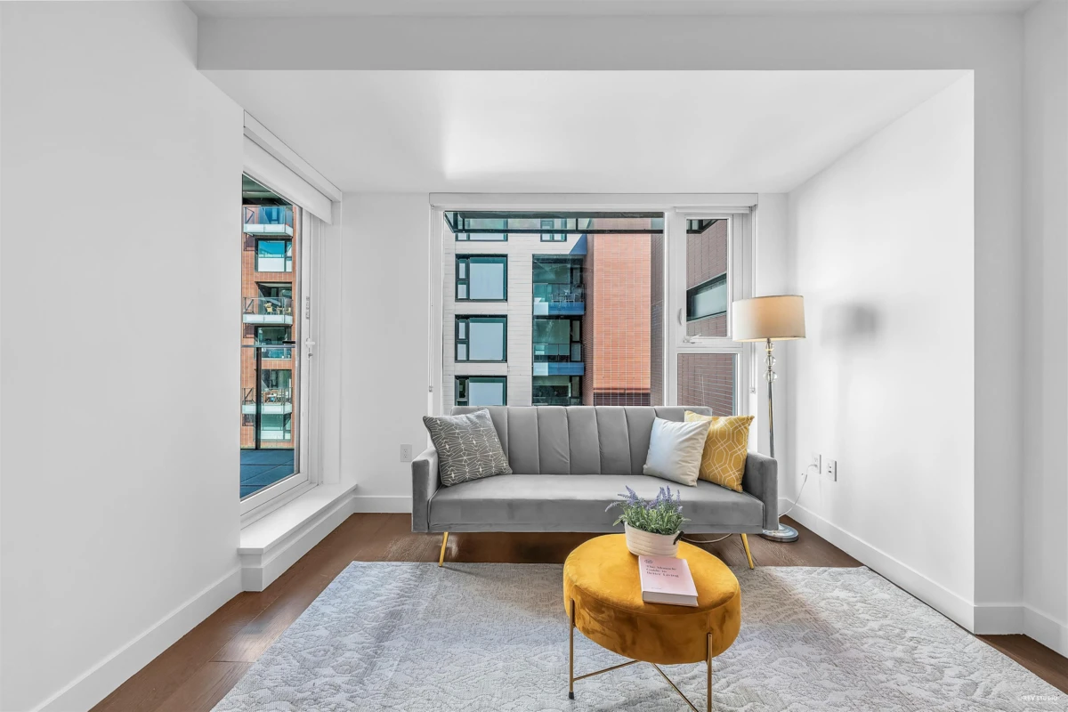 Living Room Photo of 506 1571 W 57th Avenue, Vancouver, BC
