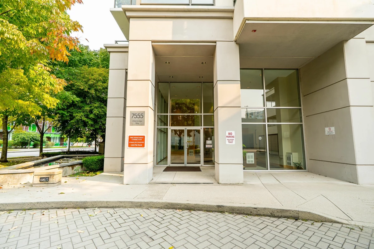 Exterior Rear Photo of 1602 7555 Alderbridge Way, Richmond, BC