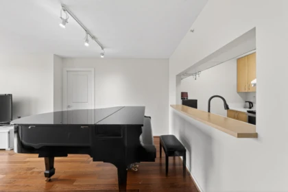 Kitchen Island Photo of 403 3638 Vanness Avenue, Vancouver, BC
