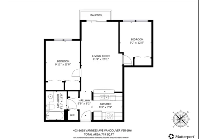 Office / Den Photo of 403 3638 Vanness Avenue, Vancouver, BC