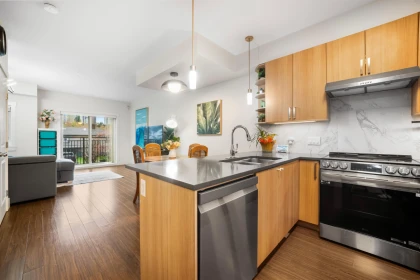 Kitchen Island Photo of 204 7168 Stride Avenue, Burnaby, BC