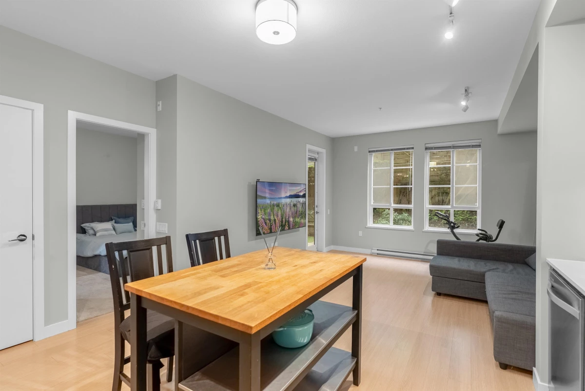 Dining Area Photo of 108 618 Como Lake Avenue, Coquitlam, BC
