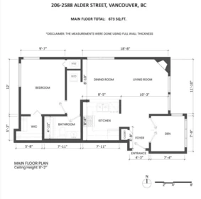 Outdoor Patio Photo of 206 2588 Alder Street, Vancouver, BC