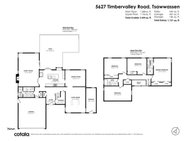 Aerial View of 5627 Timbervalley Road, Delta, BC