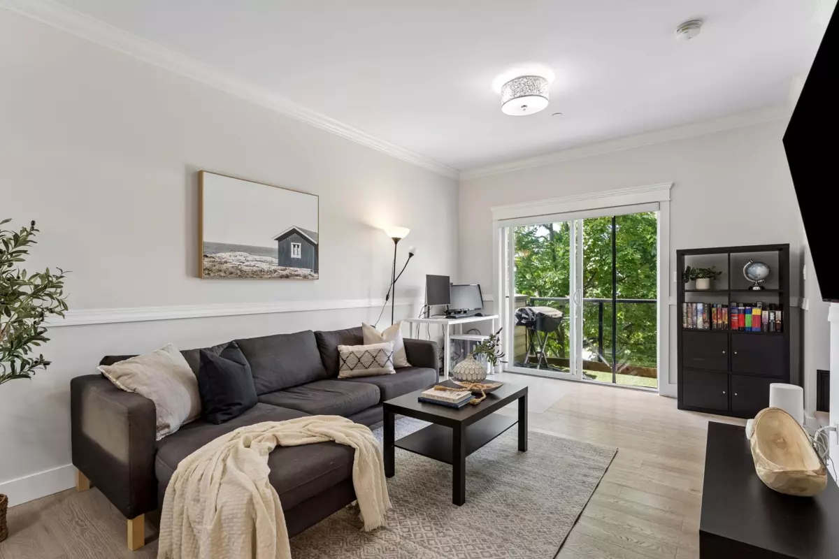 Living Room Photo of 203 3488 Sefton Street, Port Coquitlam, BC